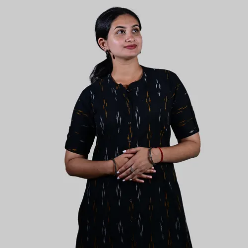 BLACK IKKAT COORDER SET